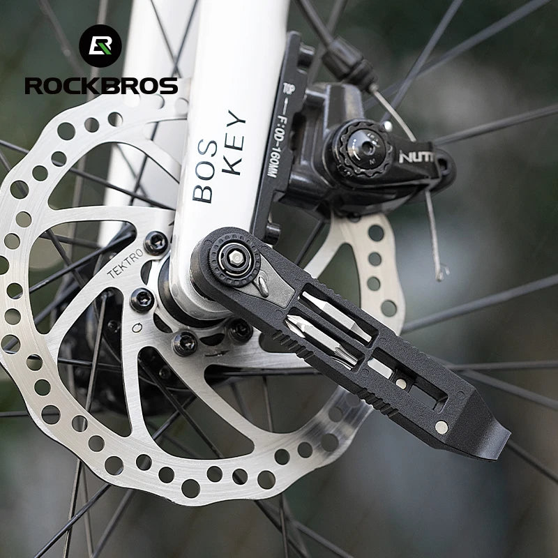 ROCKBROS Bike Wrench Set Tire Levers Ratchet Kit Portable Repair Tools