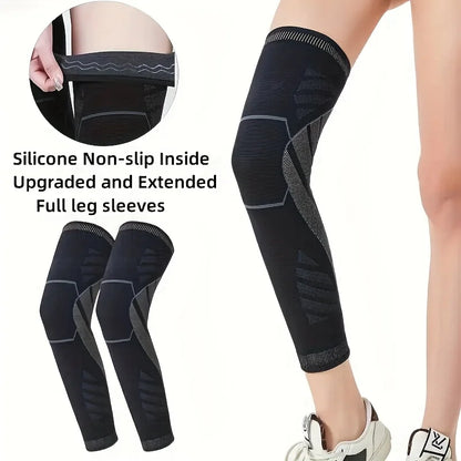 1Pcs Compression Leg Sleeve Support for Running Sports Knee Brace