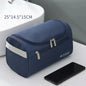 Leather Toiletry Bag Men Women Dopp Travel Hanging Large Cosmetic Wash Bags