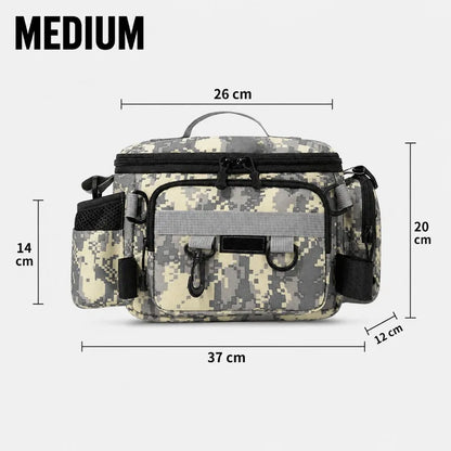 Fishing Tackle Bag Waterproof Shoulder Rod Storage Gear Outdoor 40cm