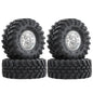 4PCS Beadlock RC Wheel Rims 2.2" for 1/10 Crawler SCX10 TRX4 TRX6