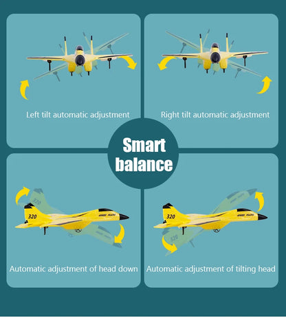 Glider RC 2CH Remote Control Aircraft Toy Outdoor Kids Foam
