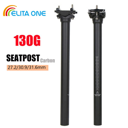 Carbon Seatpost Light Elita One MTB/Road Bike 31.6mm 130g Offset