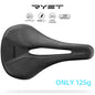 RYET Carbon Fiber Saddle 142mm 125g Super Light PU Soft Seat for Road MTB Bike