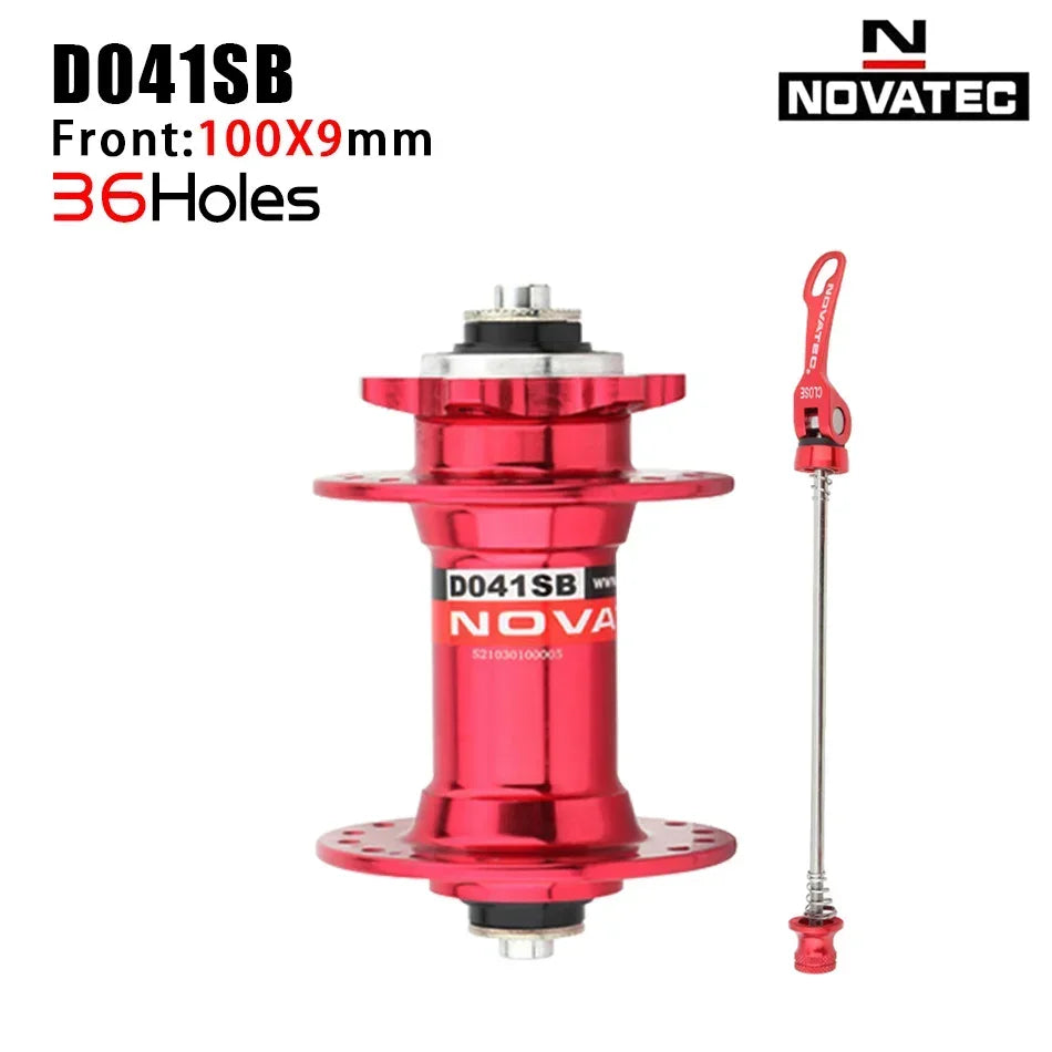NOVATEC D041SB D042SB MTB Hub 28/32/36H 6-Bolt HG for 8-12 Speed