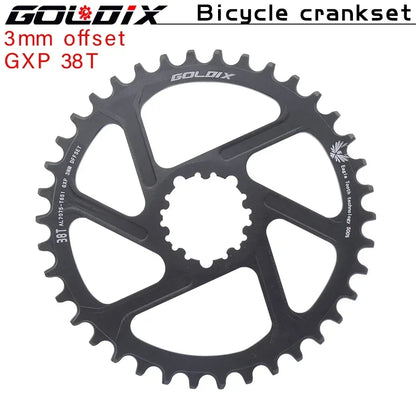 Direct Mount Goldix Chainring 6mm Offset for MTB Road Bike Crankset