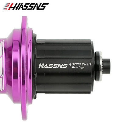 HASSNS PRO7 Hub HG XD MS 32H J-Bend 4 Bearing Freehub for Shimano 8-12 Speed