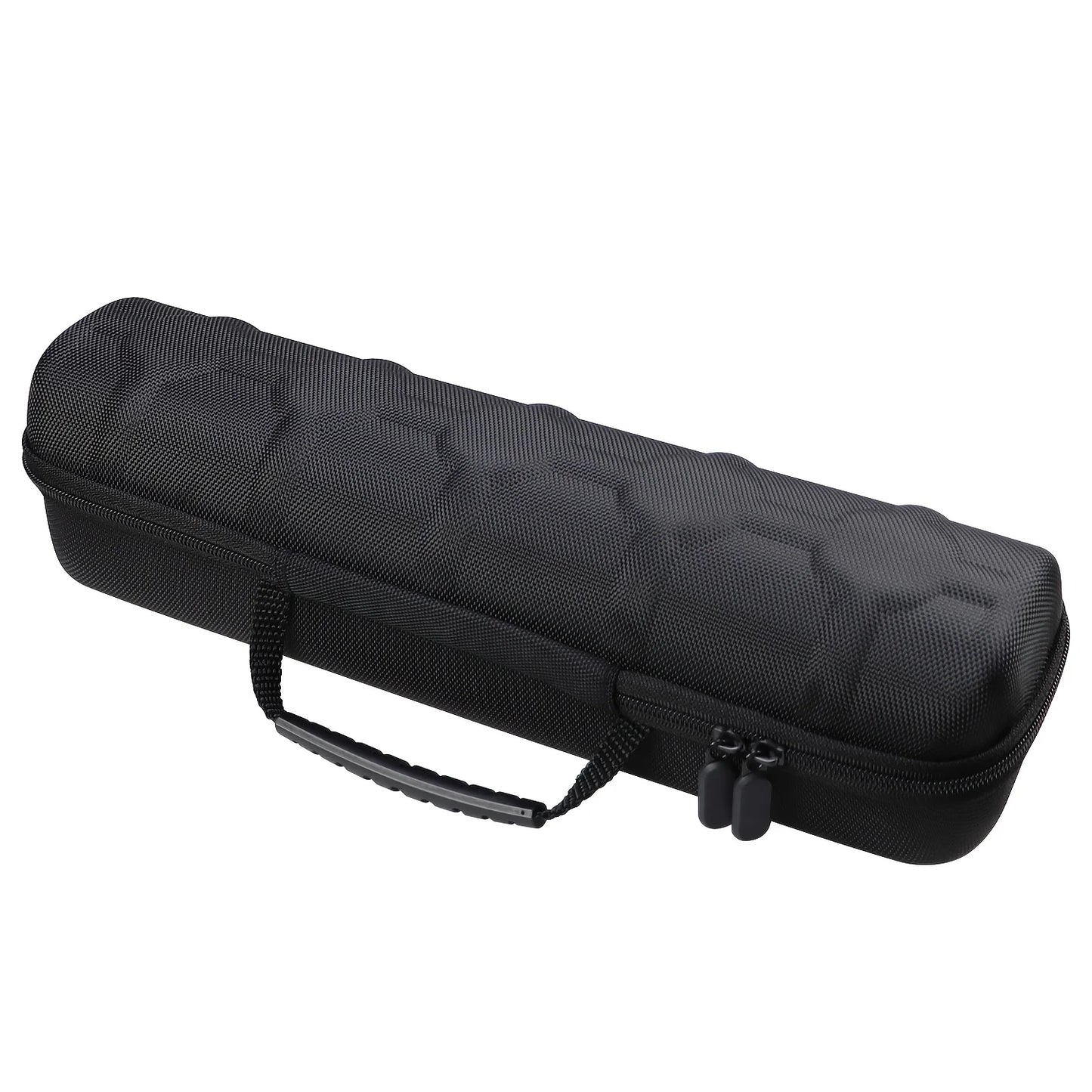 1pc Shell Travel Organizer Watch Case Hard Box with Pillow Insert Black