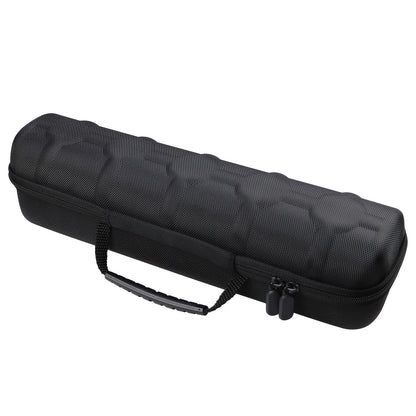 1pc Shell Travel Organizer Watch Case Hard Box with Pillow Insert Black