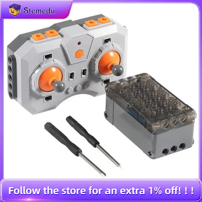 Lithium Battery Box 8-Way Remote Control MOC Building Blocks 6.0 Set
