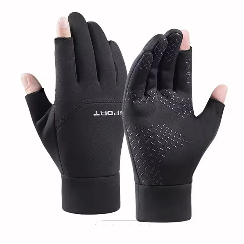 Winter Fishing Gloves Anti-Slip Touchscreen Warm Outdoor Men Women
