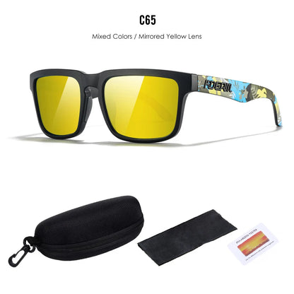 2025 KDEAM Polarized Sunglasses Red Mirror Lens Unisex Outdoor Eyewear