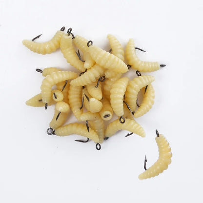 Rubber Fishing Bait Hooks for Bass Freshwater Lures with Hooks