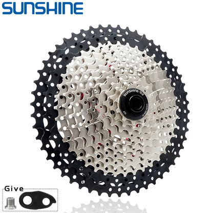 SUNSHINE 8-12 Speed Bicycle Cassette Freewheel HG Sprocket 32-52T for Shimano SRAM Flywheel