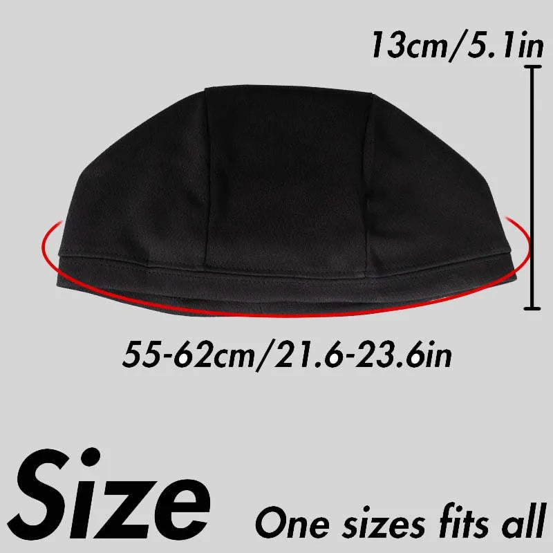 Under Helmet Skull Cap for Cycling Motorbike Winter Beanie Hat
