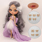 ICY DBS Blythe Doll Pouting Mouth Tan Skin Matte Face 1/6 BJD Joint Body