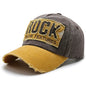 Korean Baseball Cap Unisex Letter Embroidery Adjustable Sun Hat Style