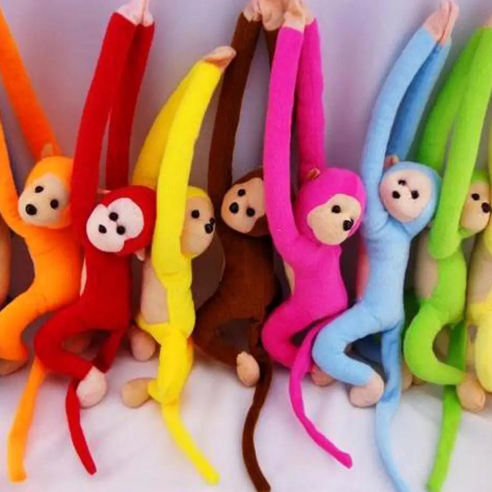 Plush Monkey Soft Toy Stuffed Animal Long Arms Hanging Decor Kids Toy
