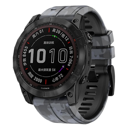 Silicone Strap for Garmin Fenix 7X 8 6X 5X 26mm 22mm Watch Band