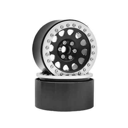 1/10 RC Crawler CNC 2.2" Aluminum Beadlock Wheels for TRX4 TRX6 Axial SCX10 Wraith Capra - EXPROTAS