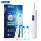 Electric Toothbrush Rechargeable Brush Rotating 8 Heads USB Timer Adults