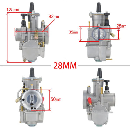 For Keihin Carburetor 34mm Jet for Motorcycle Dirt Bike 50-250cc