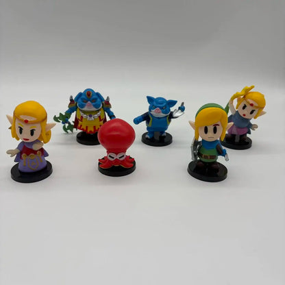 6pcs Zelda Link PVC Figure Set 7cm Cute Collectible Models