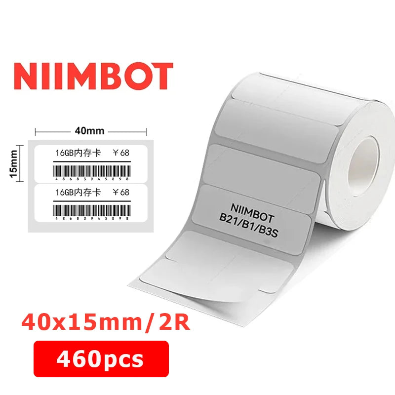 Self-adhesive Paper Waterproof Stickers for Christmas Labels - 40x20mm