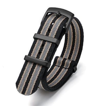Nylon Watch Strap 24mm for Omega Seiko Mens Canvas Sport Band