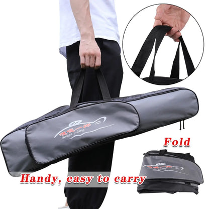 Fishing Rod Bag Sougayilang Single Layer Nylon Tackle Carry Storage Case
