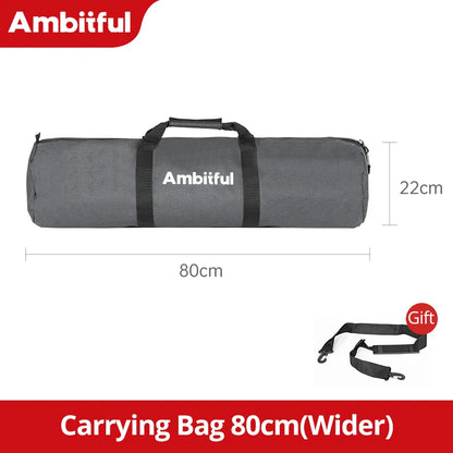 AMBITFUL TB PRO Tripod Bag 50–140cm Padded Carry Case w/ Shoulder Strap