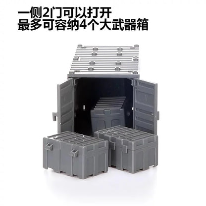 Decool Military Weapon Box Building Blocks Army Soldier WW2 MOC Bricks Kids Toy