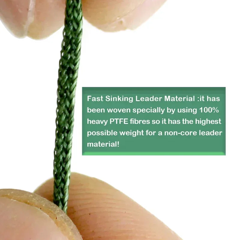 10m Carp Lead-Free Braided Leader Material for Rig Making - EXPROTAS