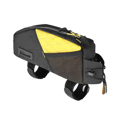 Rhinowalk Bike Top Tube Bag Screw Or Strap Fixing Water-Resistant  For Mtb&Road Bike Won't Touch Leg With Phone Fixing Strap