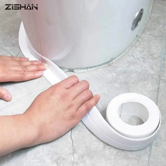 Shower Bath Sealing Tape PVC Self Adhesive Waterproof Caulk Strip Kitchen Sink