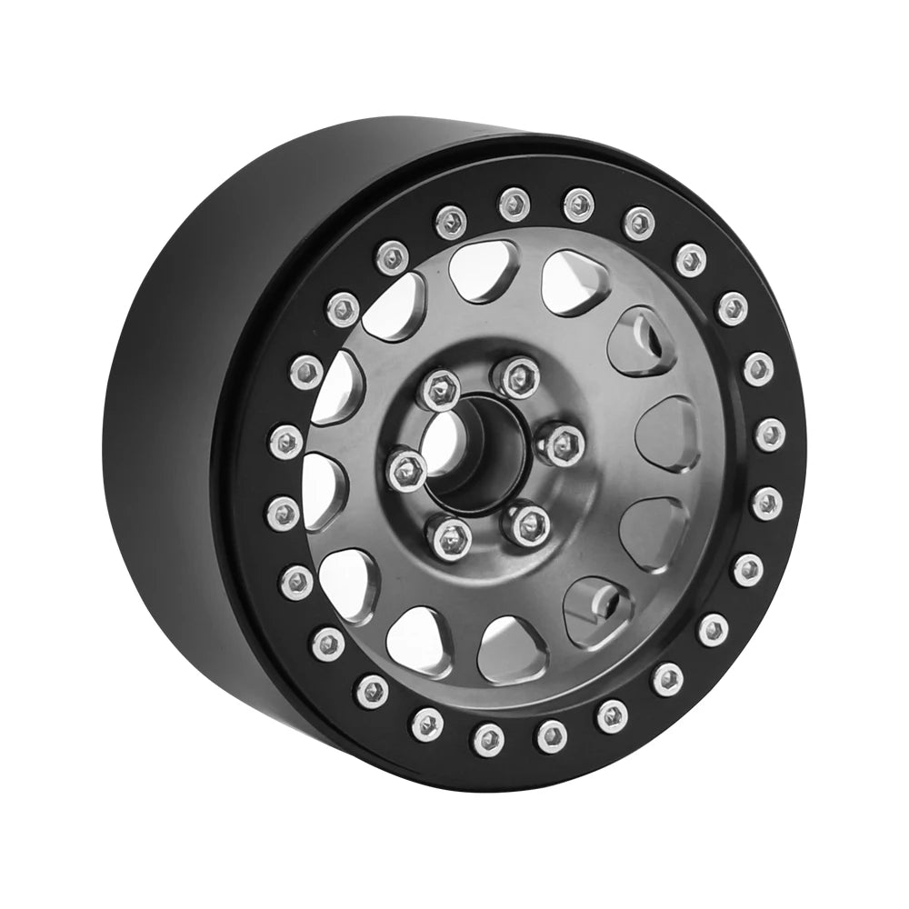 1/10 RC Crawler CNC 2.2" Aluminum Beadlock Wheels for TRX4 TRX6 Axial SCX10 Wraith Capra - EXPROTAS