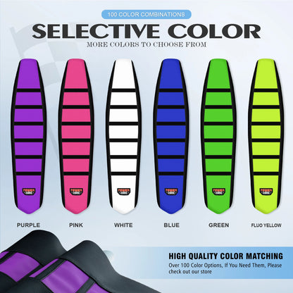 Soft Non-Slip Ribbed Dirt Bike Seat Cover Universal for SXF EXC KXF CRF