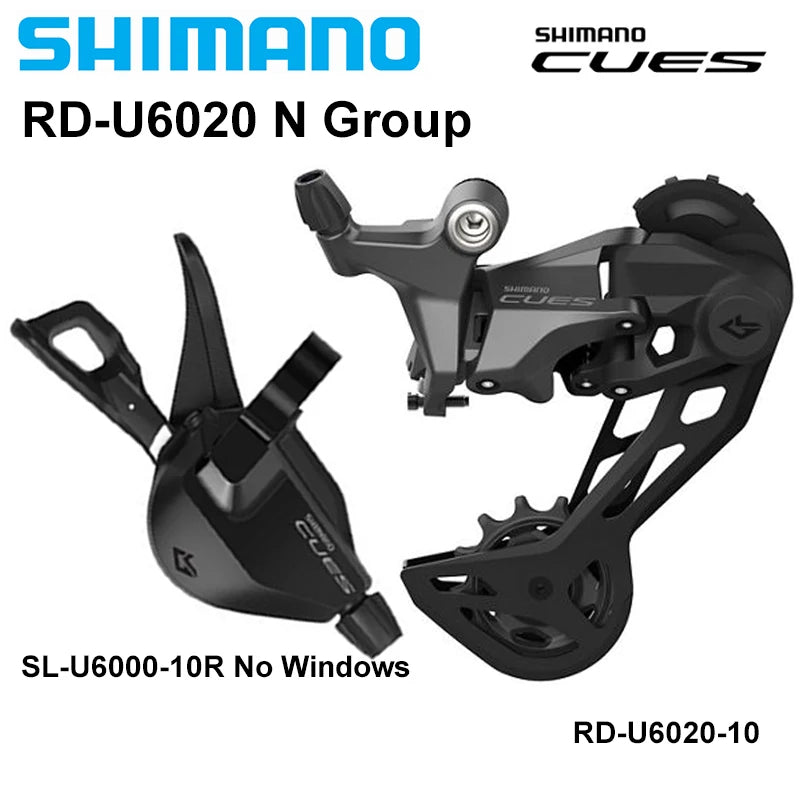 Shimano CUES U6000 1x10 Shifter SL-U6000-10R + RD-U6020-10 Rear Derailleur