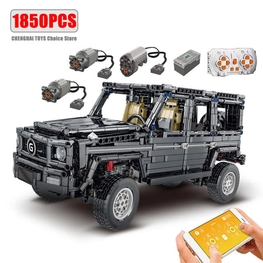 MOC-46049 Technical Remote Control Moter Power Off-road Vehicles Building Blocks Cars Model Bricks Sets Boys Toys for Kids Gifts-EXPROTAS