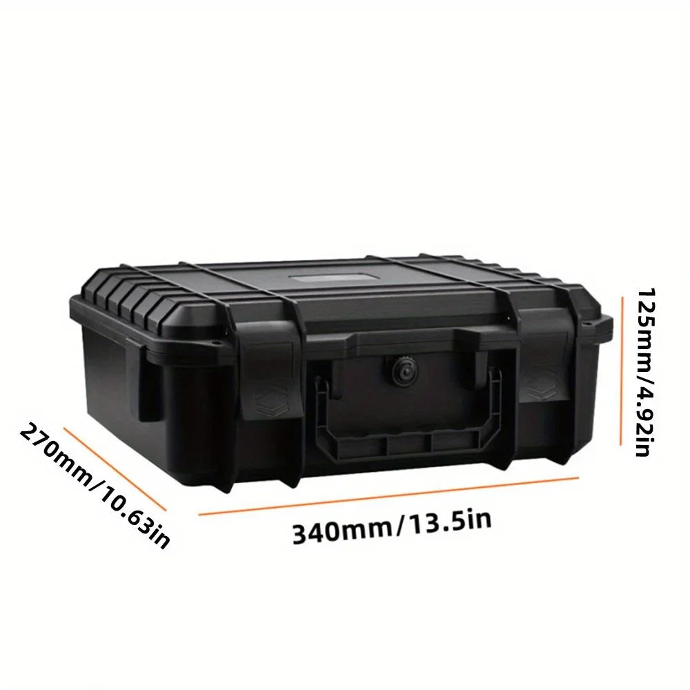 Waterproof Hard Carry Case Tool Box with Foam Storage Safety Organizer