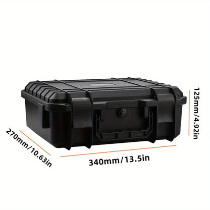 Waterproof Hard Carry Case Tool Box with Foam Storage Safety Organizer