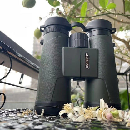 SUNCORE 10x42 Green Binoculars Outdoor Bird Watching Hunting Travel Optics
