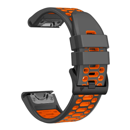 22/26mm Fit Silicone Strap for Garmin Fenix 8 7 6 5 Pro Watch Band