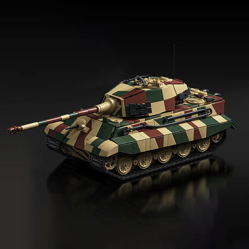 1780Pcs Building Block Tank Model Toy - King Tiger Heavy Brick Set