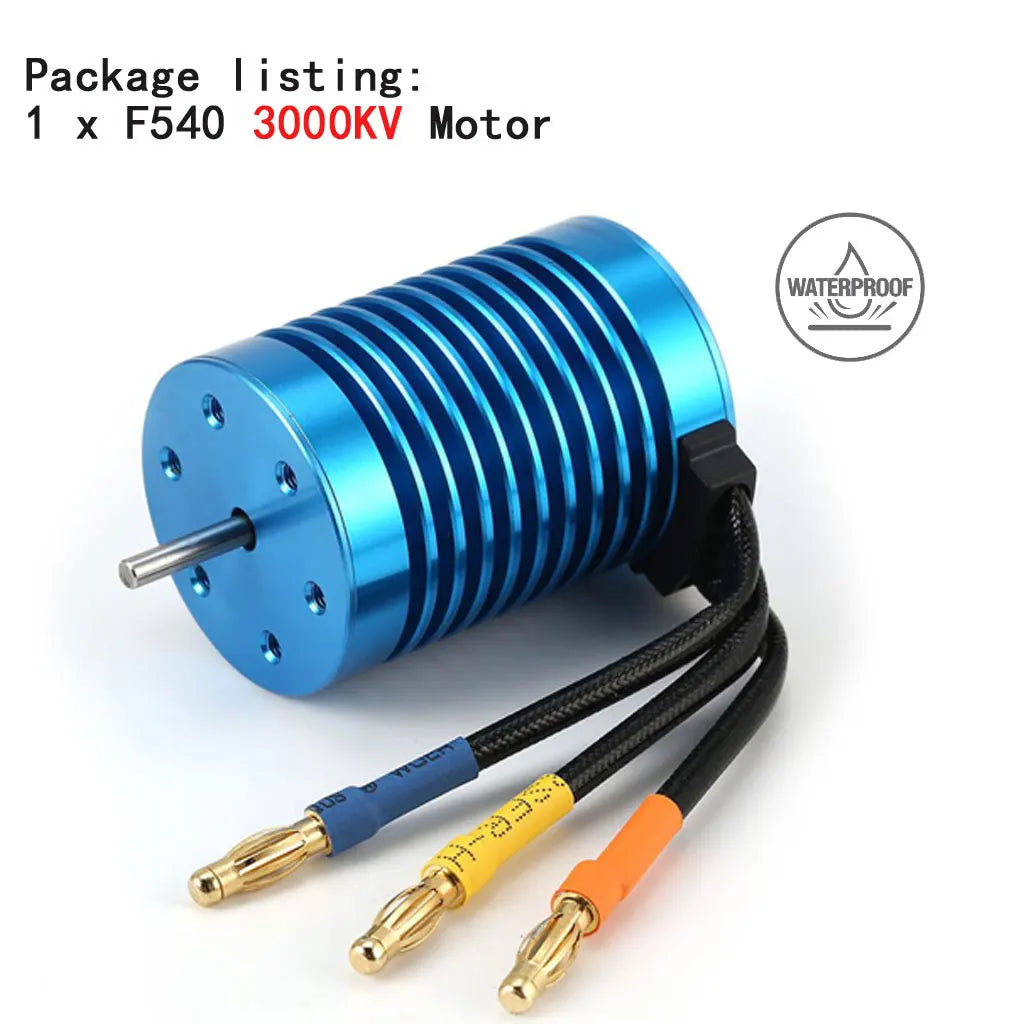 For 1/10 RC Brushless Motor 3000KV 3300KV 3930KV 4370KV 60A ESC Combo