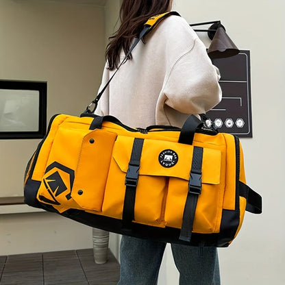 Large Travel Gym Backpack w/ Wet Dry Separation & Shoe Compartment Bag