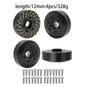 Brass Wheel Hex Hub Adapter for 1.9/2.2 Beadlock RC Crawler Axial SCX10 TRX4 TRX6 - EXPROTAS