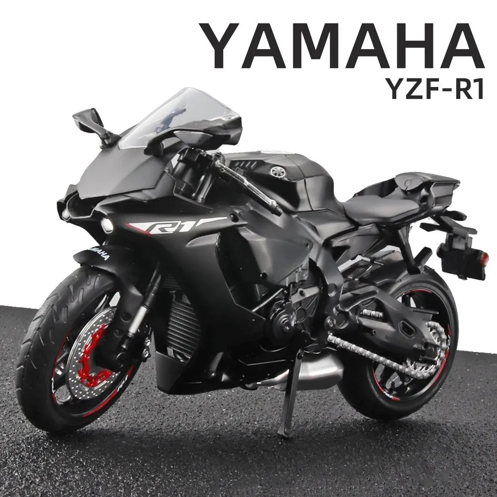 1:12 Scale Motorcycle Model Die Cast Metal with Plastic Parts Motorcycle 2020 YAMAHA YZF-R6-EXPROTAS