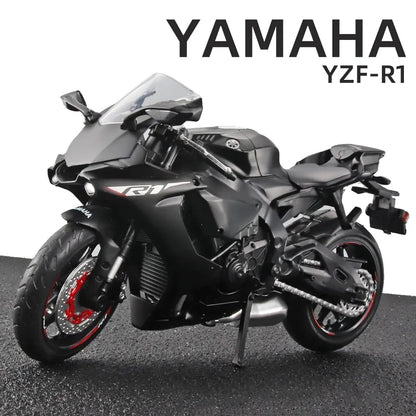 1:12 Scale Motorcycle Model Die Cast Metal with Plastic Parts Motorcycle 2020 YAMAHA YZF-R6-EXPROTAS