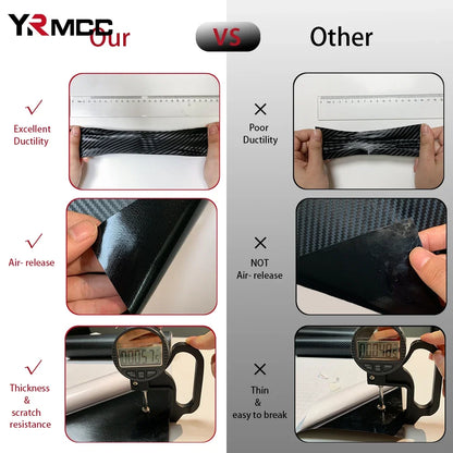 Car Stickers 3D 4D 5D 6D Carbon Fiber Vinyl Wrap Films 150cm Gloss Auto Body Film Motorcycles Sticker Covers for Car Accessories-EXPROTAS